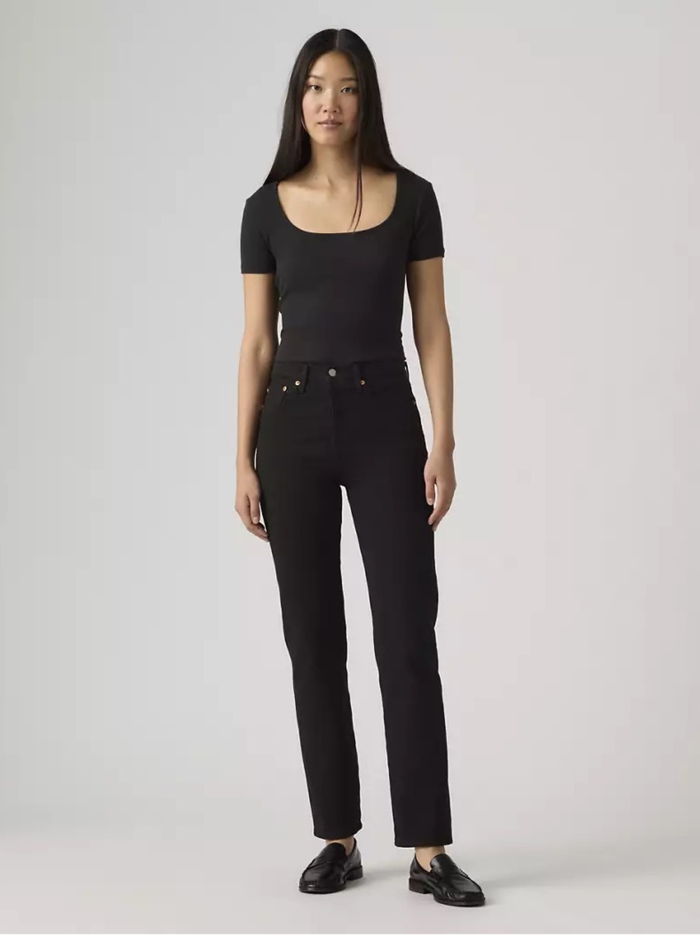 Levi’s Wedgie straight leg , sz : 27